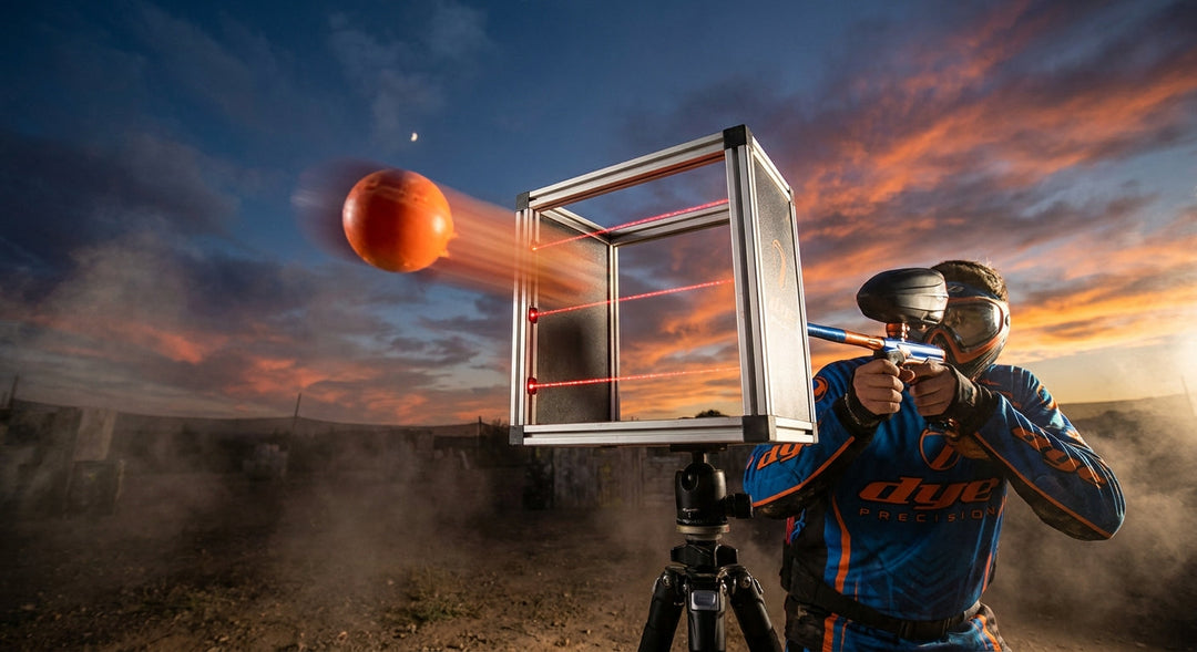 Chronographe paintball : comment la vitesse est mesurée