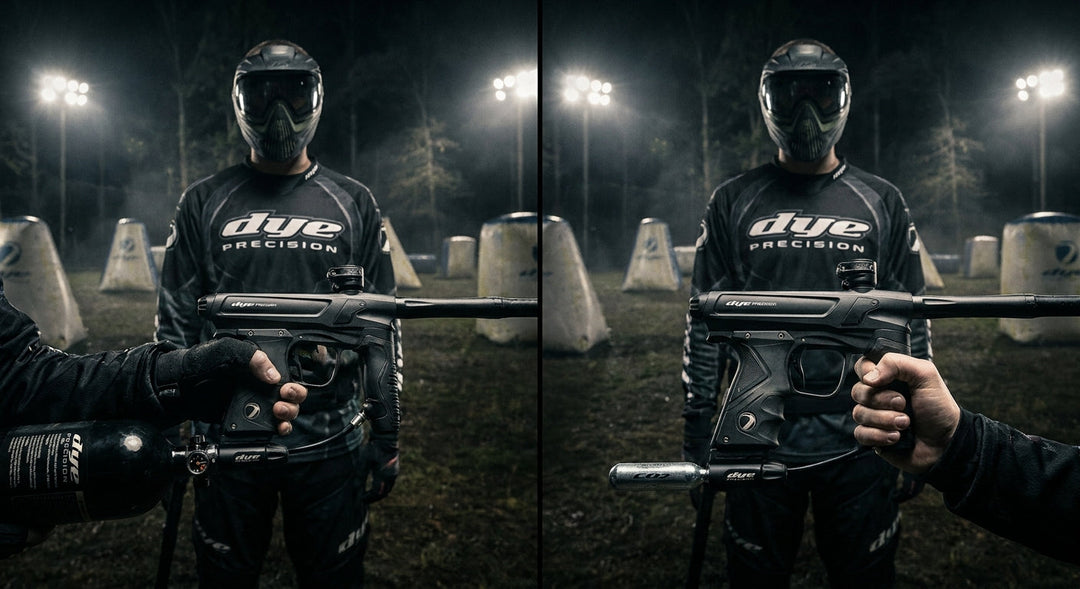 HPA vs CO2 au paintball : pourquoi l'air comprimé domine en 2026
