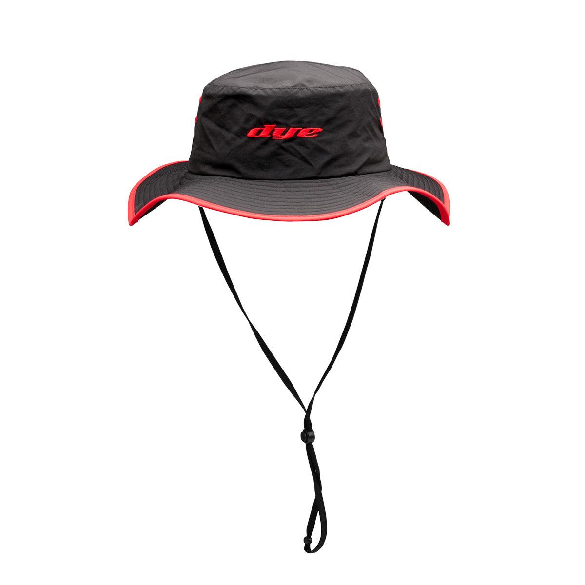 DYE BUCKET HAT BOONEY BLACK/RED - DYE Precision Germany GmbH