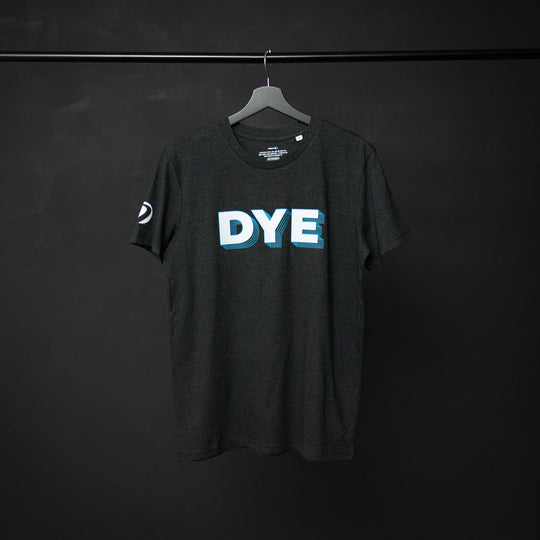 SHIRT DYE 80s DISCO - Dark Heather Gry - DYE Precision Germany GmbH