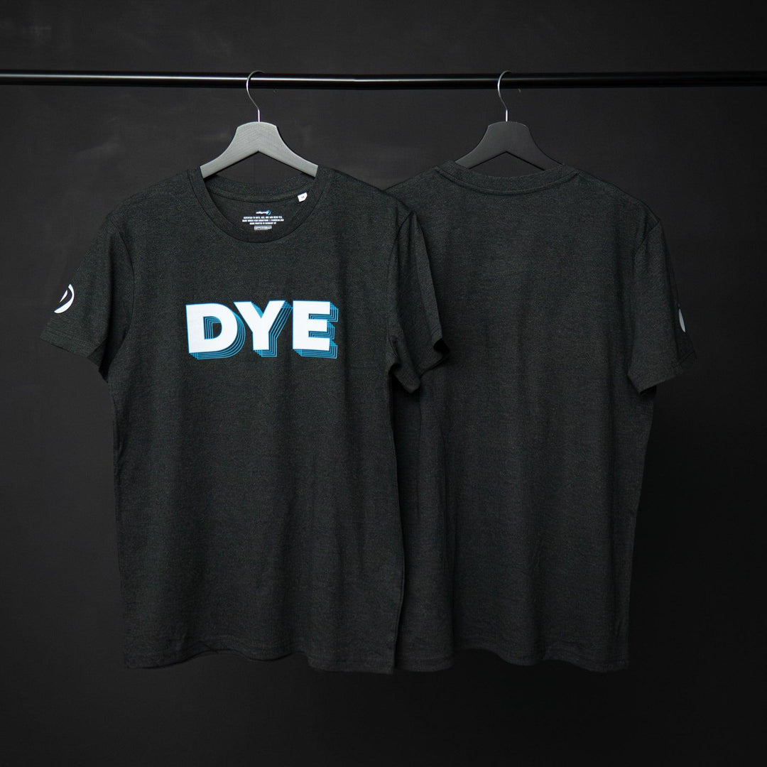 SHIRT DYE 80s DISCO - Dark Heather Gry - DYE Precision Germany GmbH
