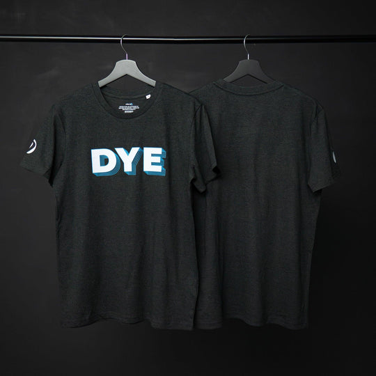 SHIRT DYE 80s DISCO - Dark Heather Gry - DYE Precision Germany GmbH