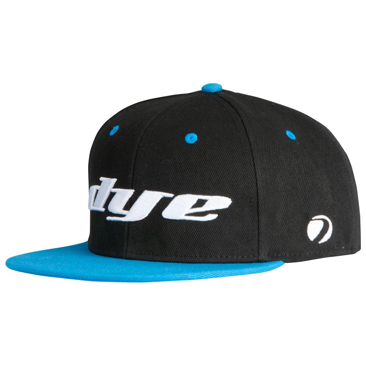 DYE HAT LOGO LRG SNAP BLACK/CYAN - DYE Precision Germany GmbH