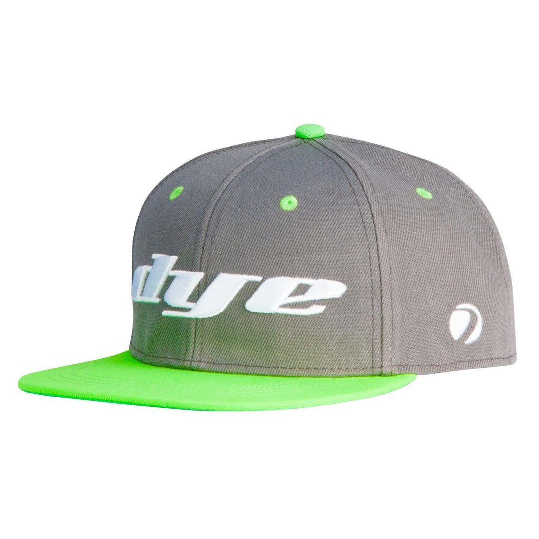 DYE HAT LOGO LRG SNAP GREY/LIME - DYE Precision Germany GmbH