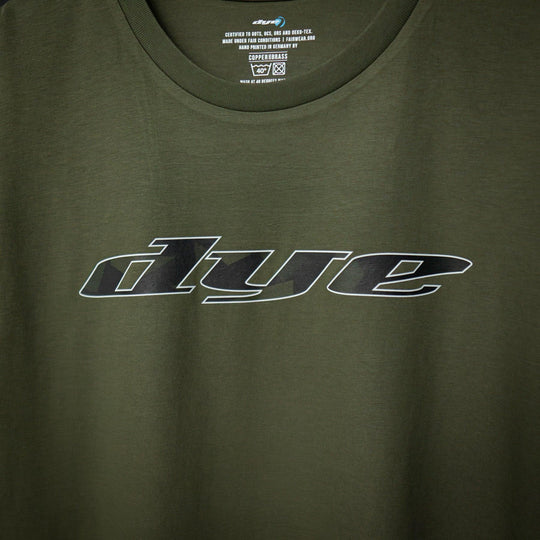 SHIRT DYE ICONIC - Dark Camo-Khaki - DYE Precision Germany GmbH