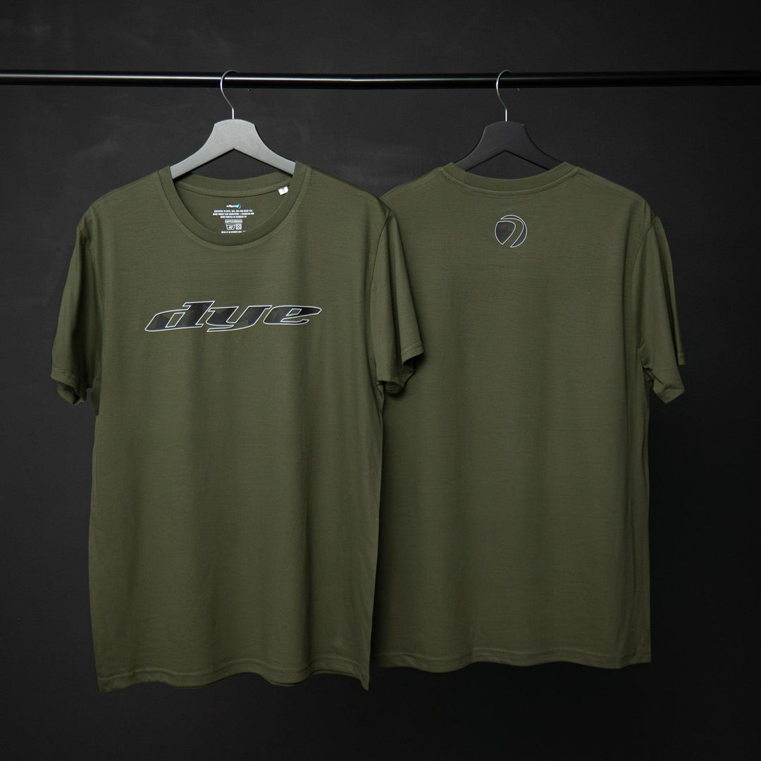SHIRT DYE ICONIC - Dark Camo-Khaki - DYE Precision Germany GmbH