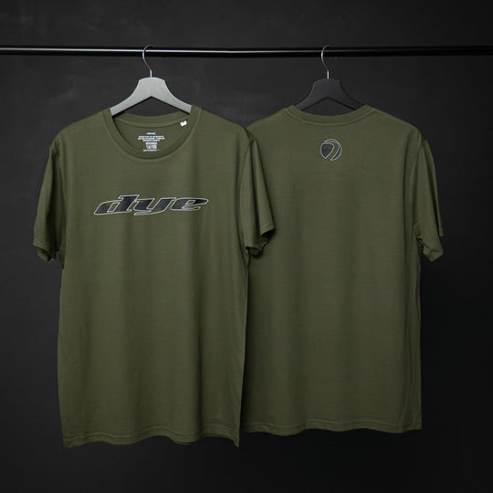 SHIRT DYE ICONIC - Dark Camo-Khaki - DYE Precision Germany GmbH