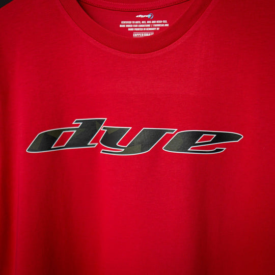 SHIRT DYE ICONIC - Dark Camo-Red - DYE Precision Germany GmbH