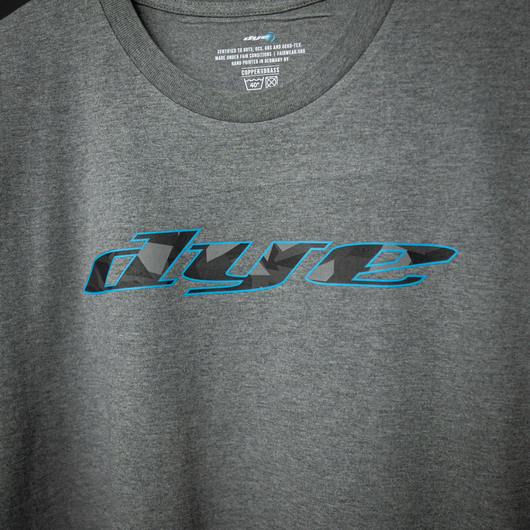 SHIRT DYE ICONIC - Urban Camo - Mid Heather Gry - DYE Precision Germany GmbH